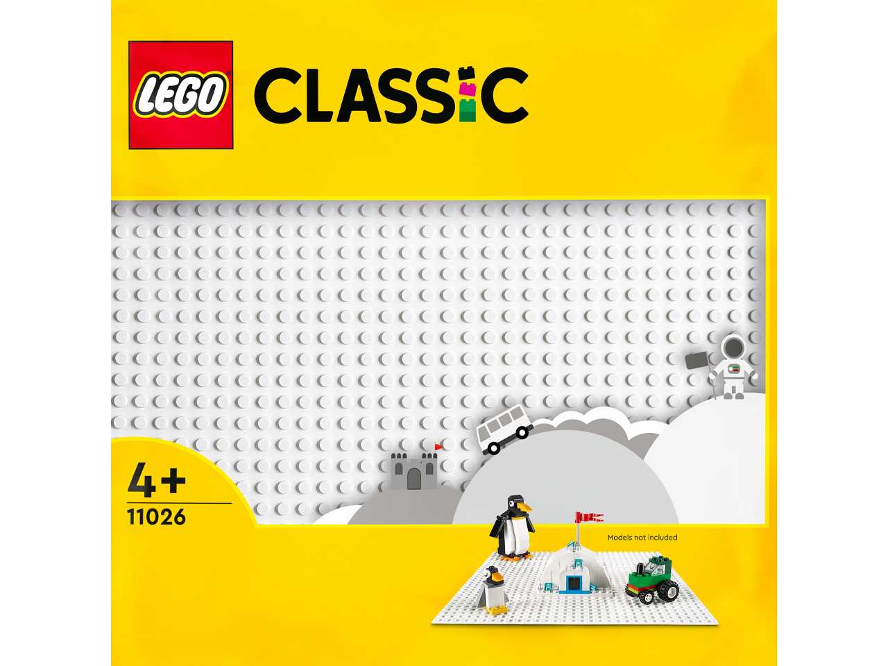 Lego base bianca.
