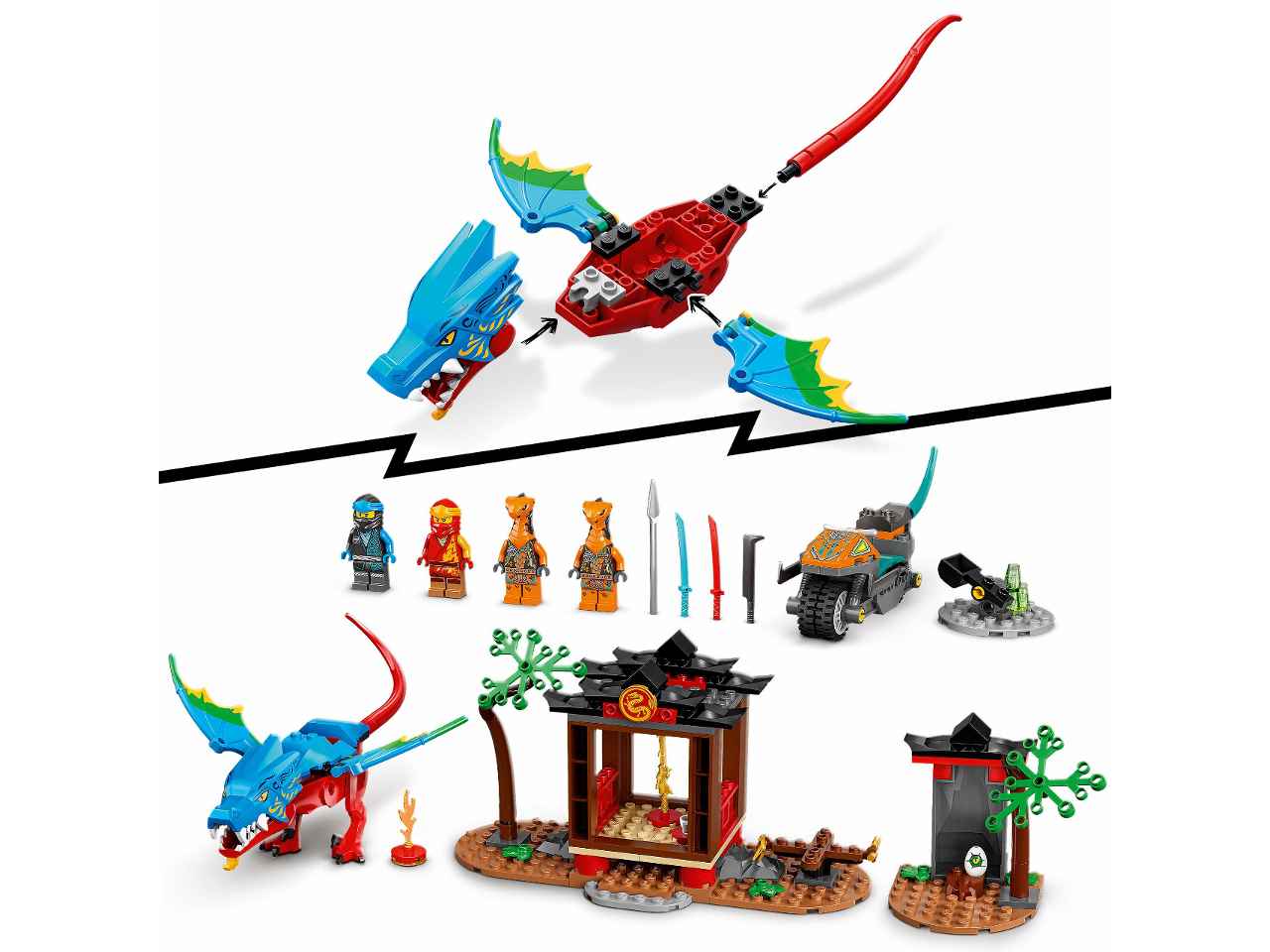 Lego ninjago tempio del ninja dragone 71759