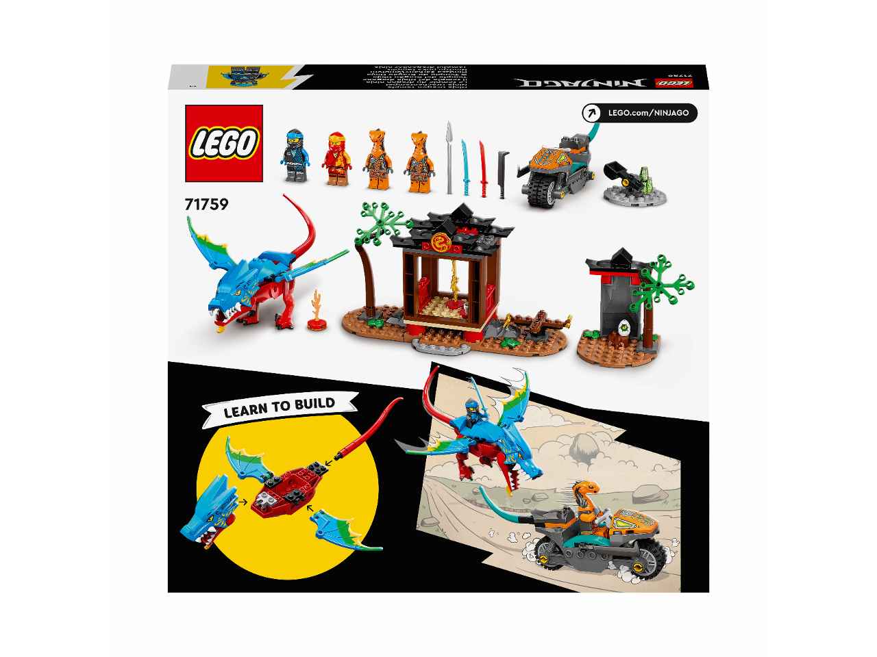 Lego ninjago tempio del ninja dragone 71759