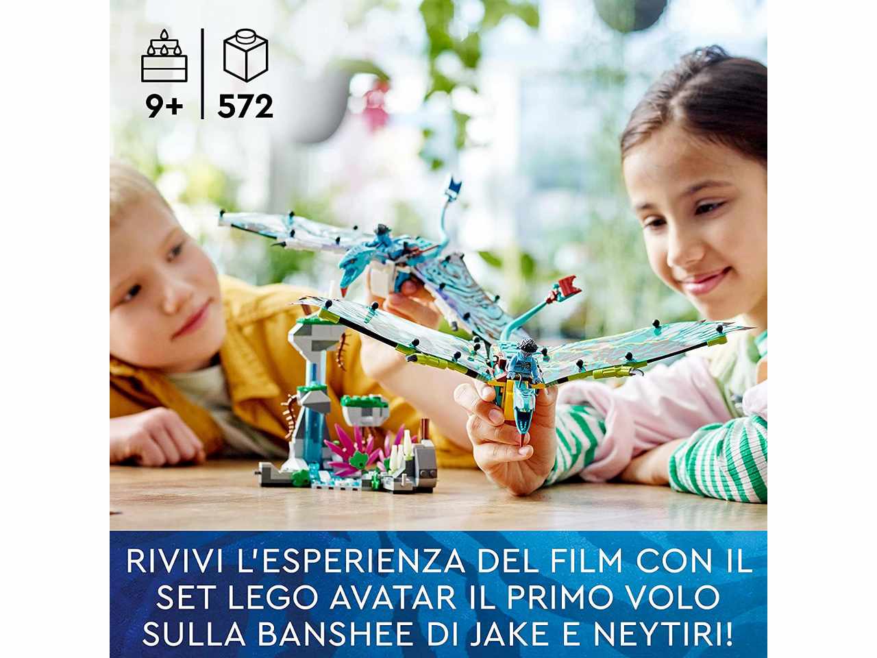 Lego Avatar Il Primo Volo sulla Banshee di Jake e Neytiri 75572
