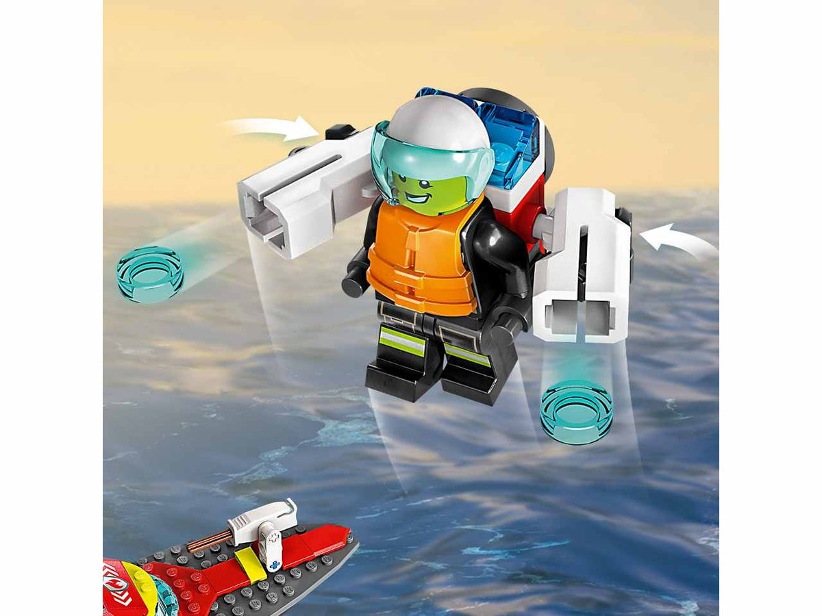 Lego Barca di Soccorso Antincendio 60373
