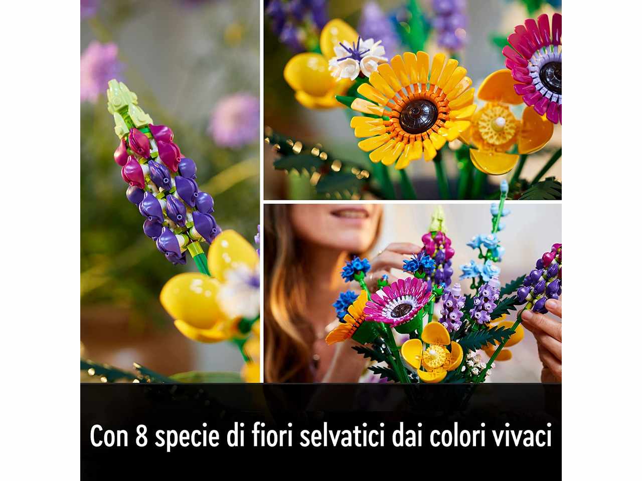 Lego Icons Bouquet Fiori Selvatici 10313