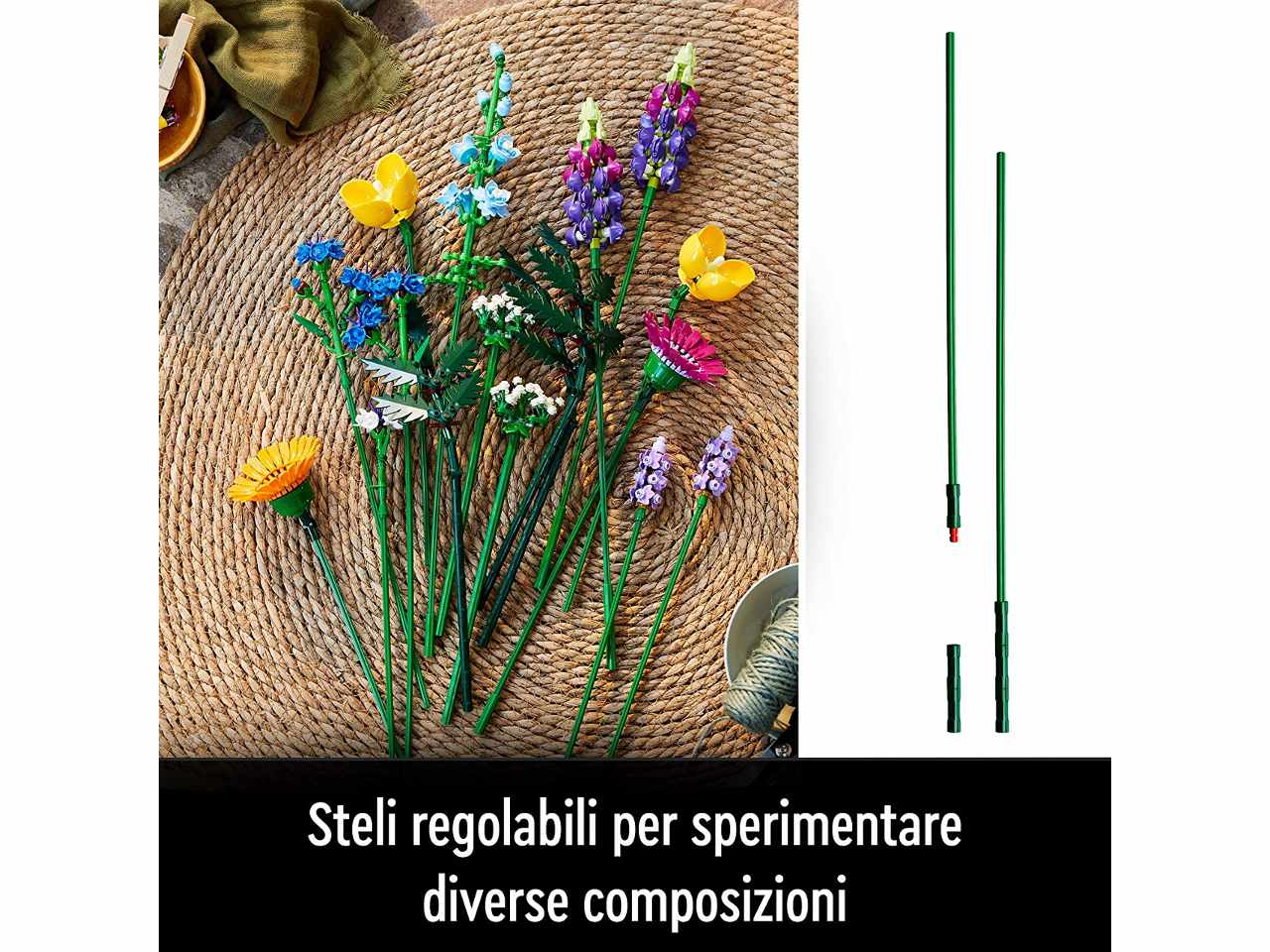 Lego Icons Bouquet Fiori Selvatici 10313