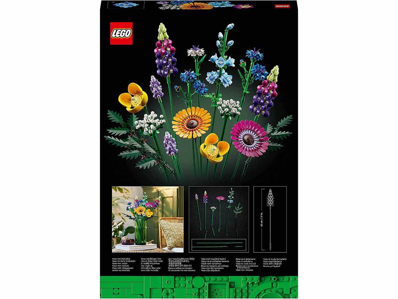 Lego Icons Bouquet Fiori Selvatici 10313
