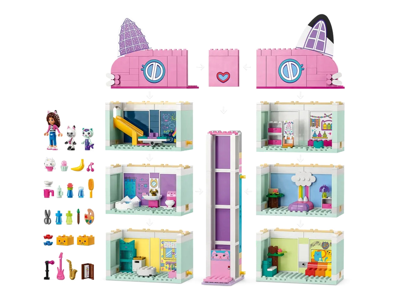 Lego La Casa delle Bambole di Gabby 10788