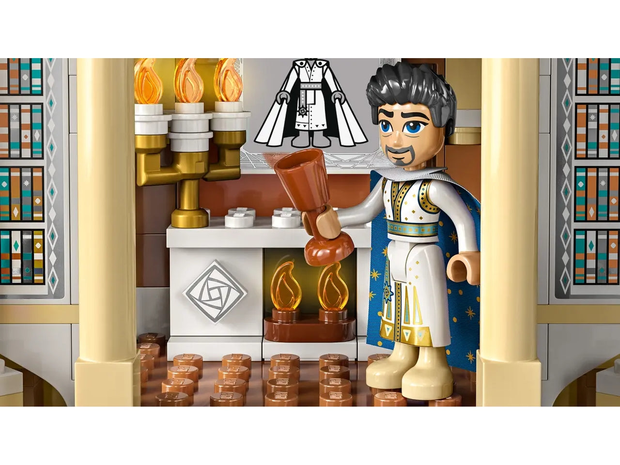 Lego Disney Wish Castello di Re Magnifico 43224 $