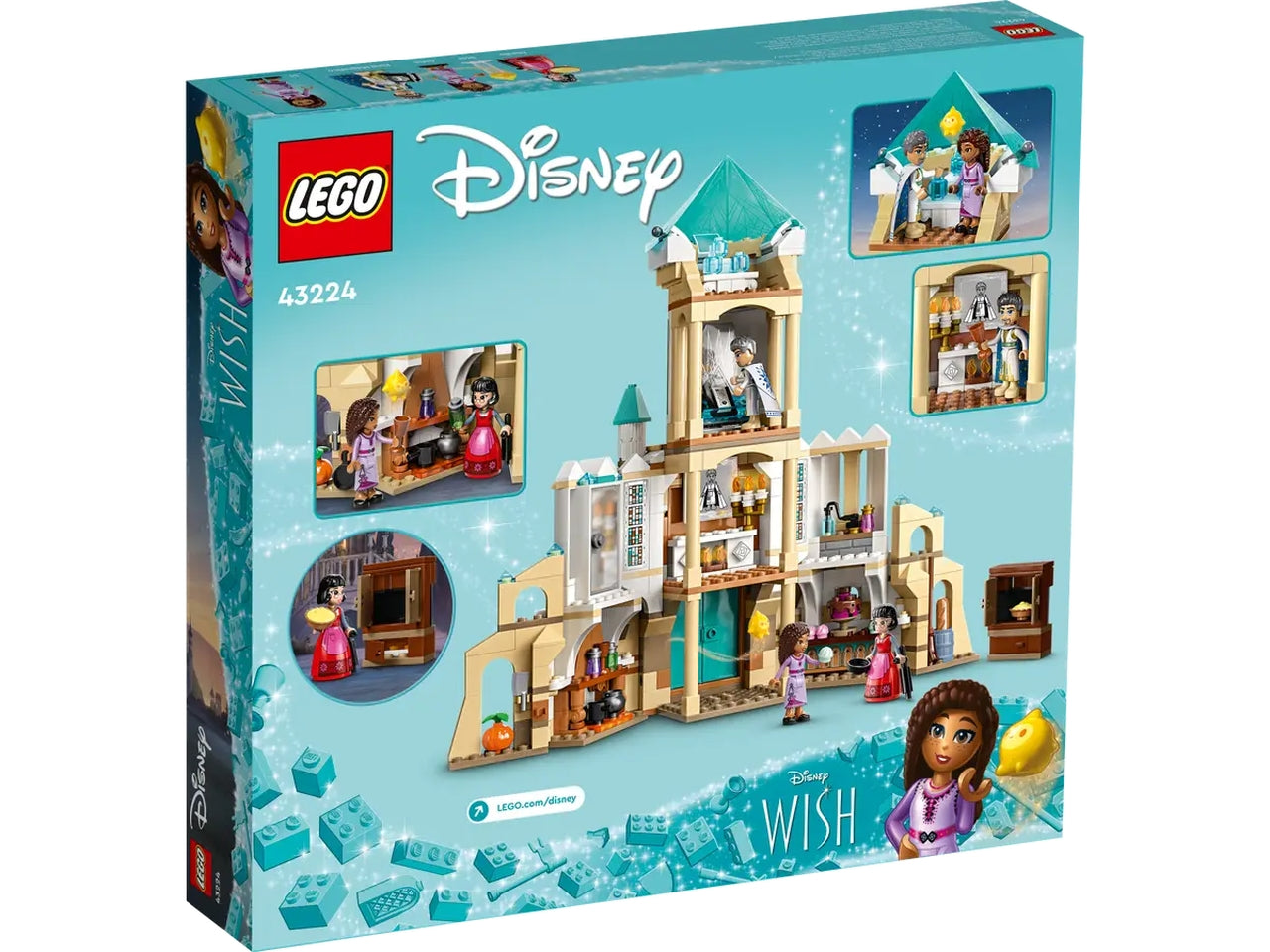 Lego Disney Wish Castello di Re Magnifico 43224 $