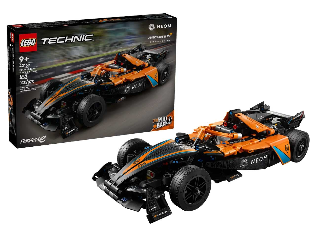 Lego technic neom mclaren formula e race car