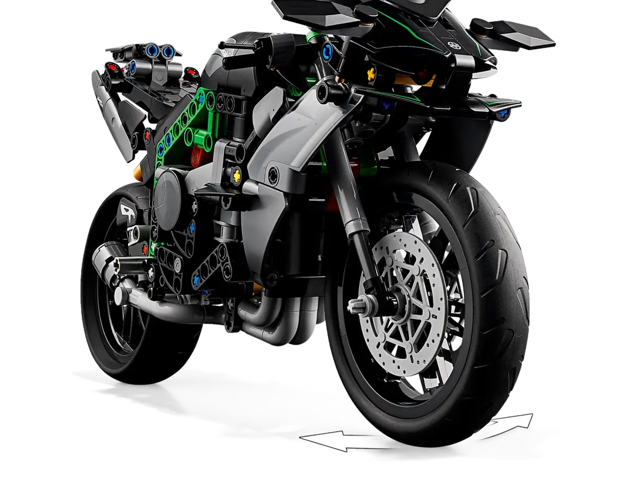 Lego technic motocicletta kawasaki ninja h2r