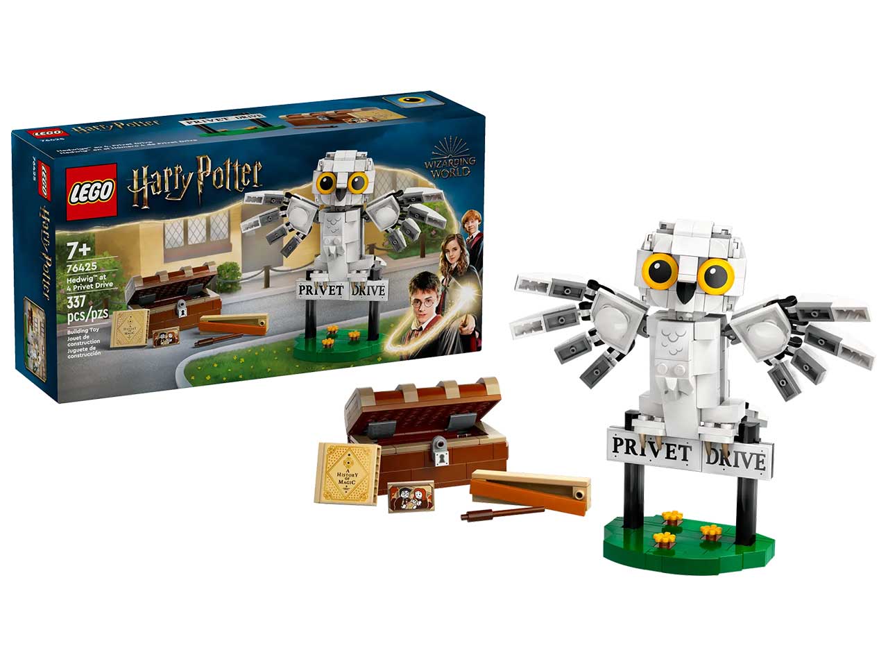 Lego harry potter tm edvige al numero 4 di privet drive