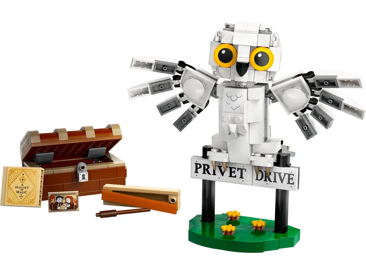 Lego harry potter tm edvige al numero 4 di privet drive