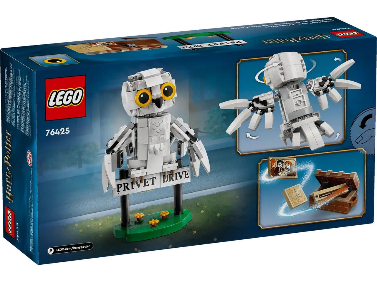 Lego harry potter tm edvige al numero 4 di privet drive