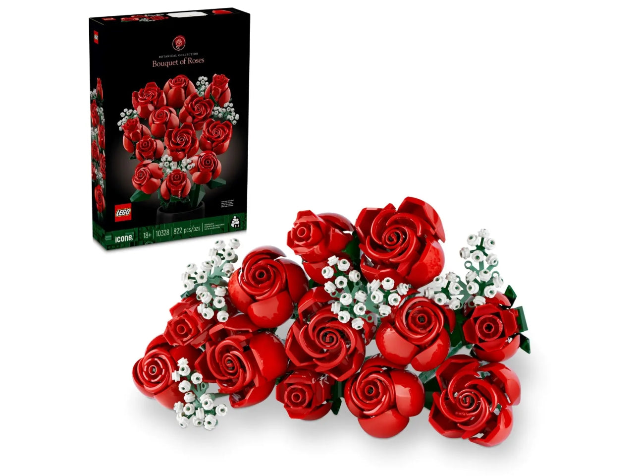 Lego botanical collection bouquet of roses