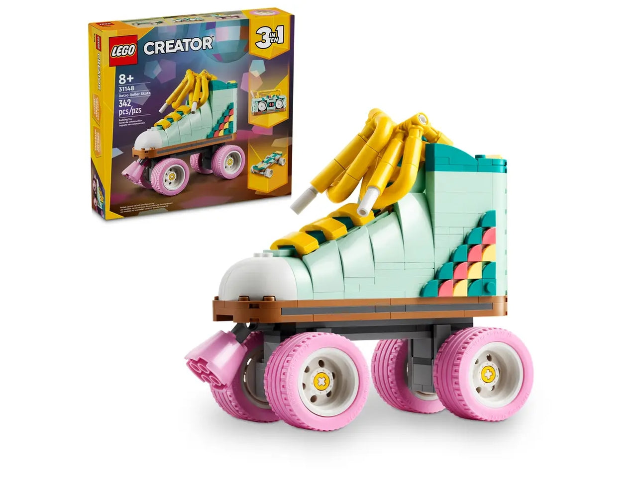 Lego creator pattino a rotelle retrò