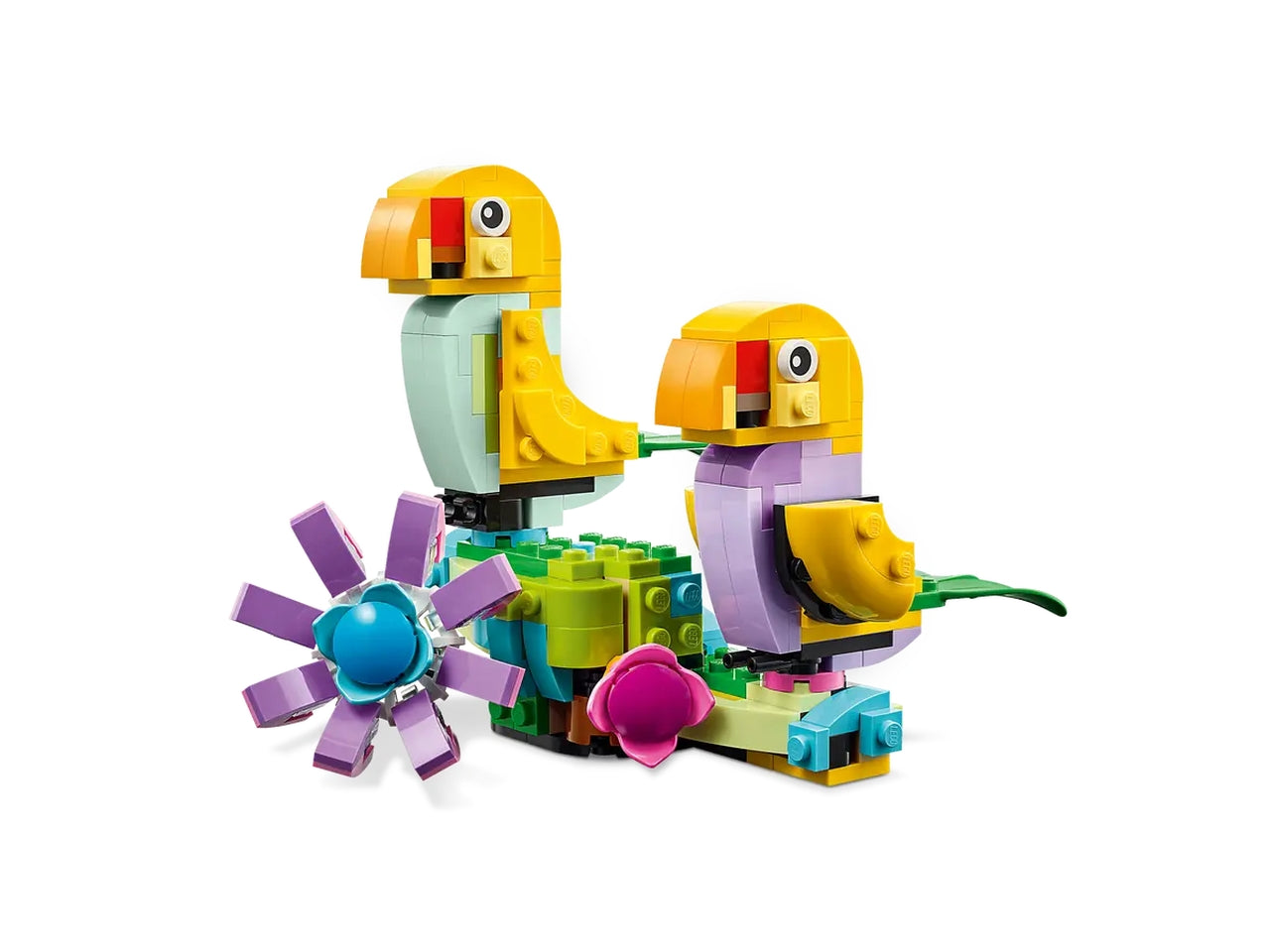 Lego creator innaffiatoio con fiori