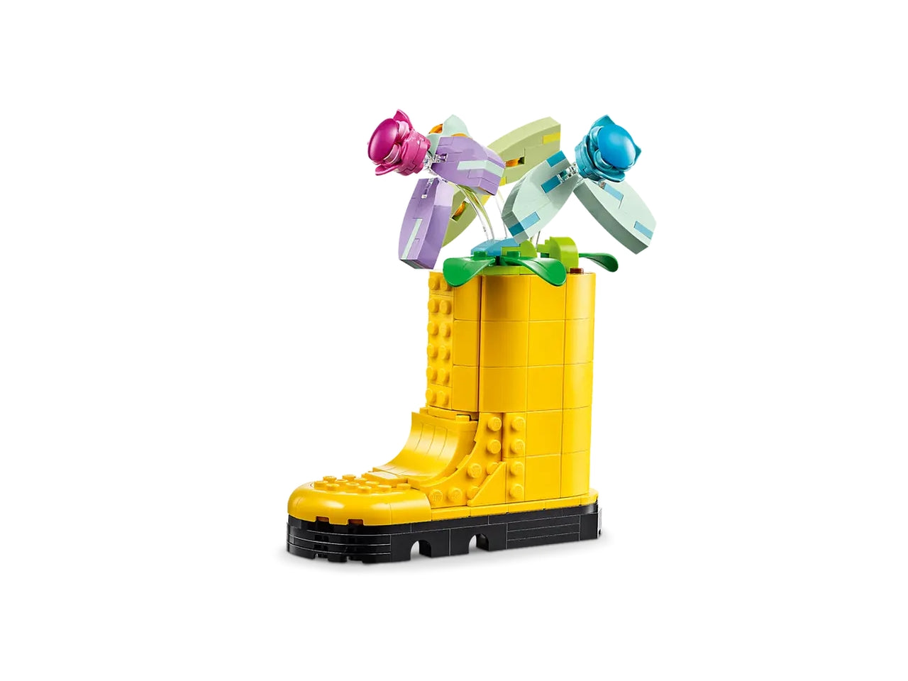 Lego creator innaffiatoio con fiori