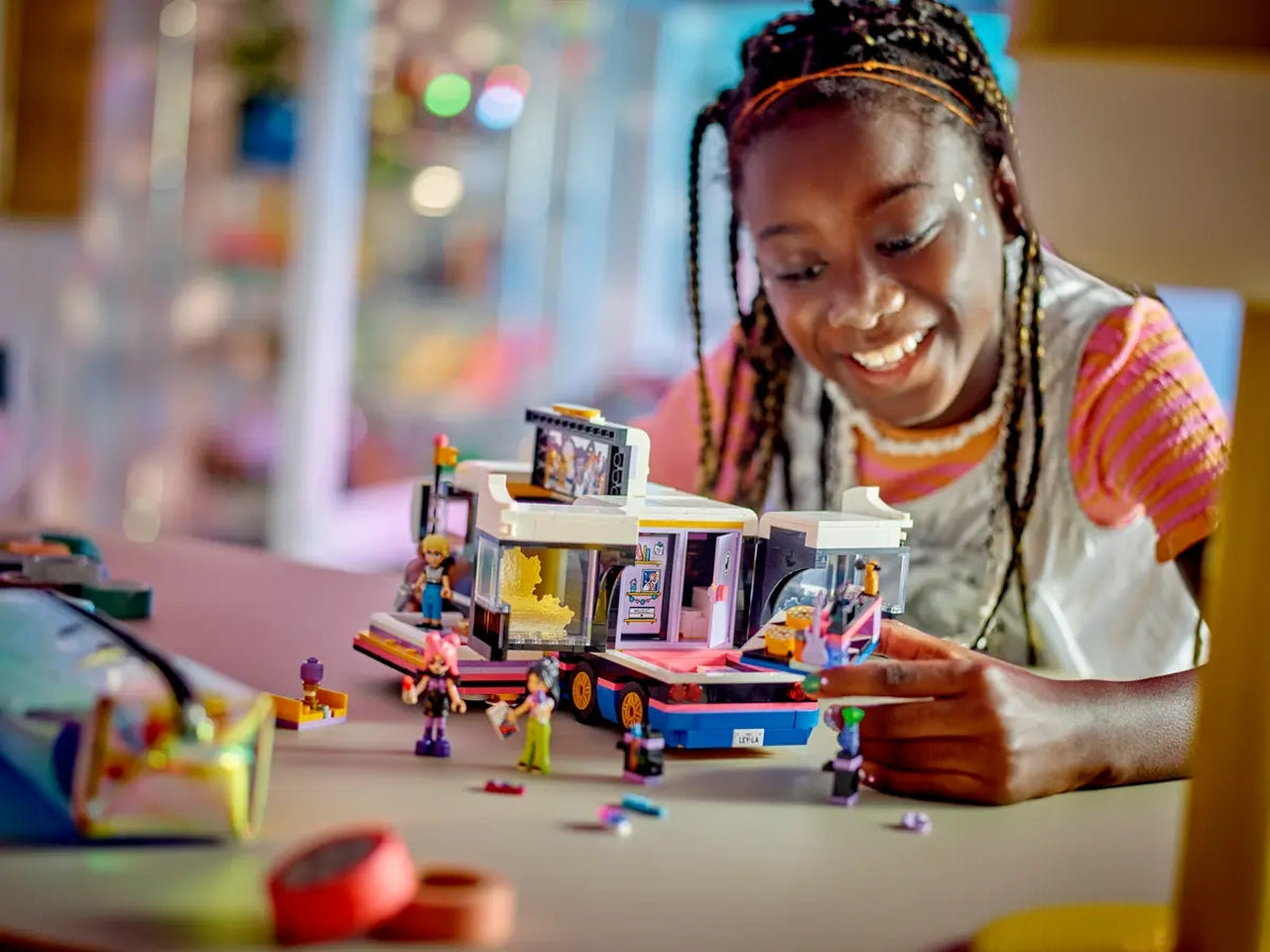 Lego friends tour bus delle pop star