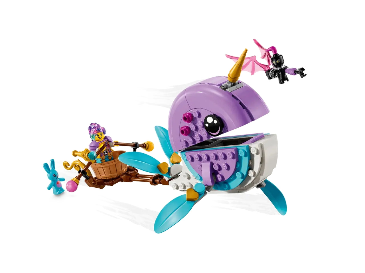 Lego dreamzzz la mongolfiera-narvalo di izzie $