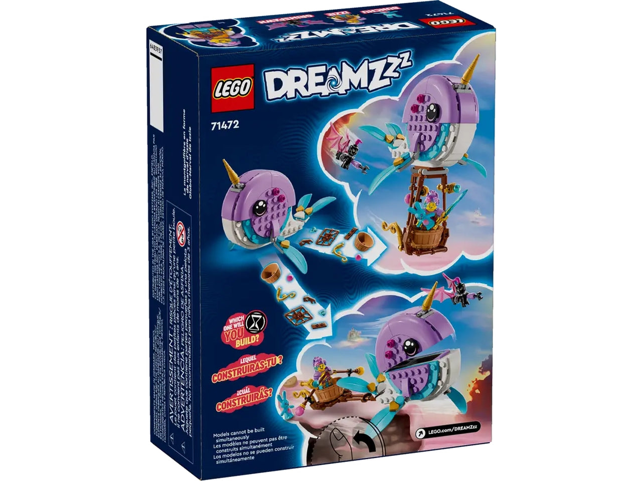 Lego dreamzzz la mongolfiera-narvalo di izzie $