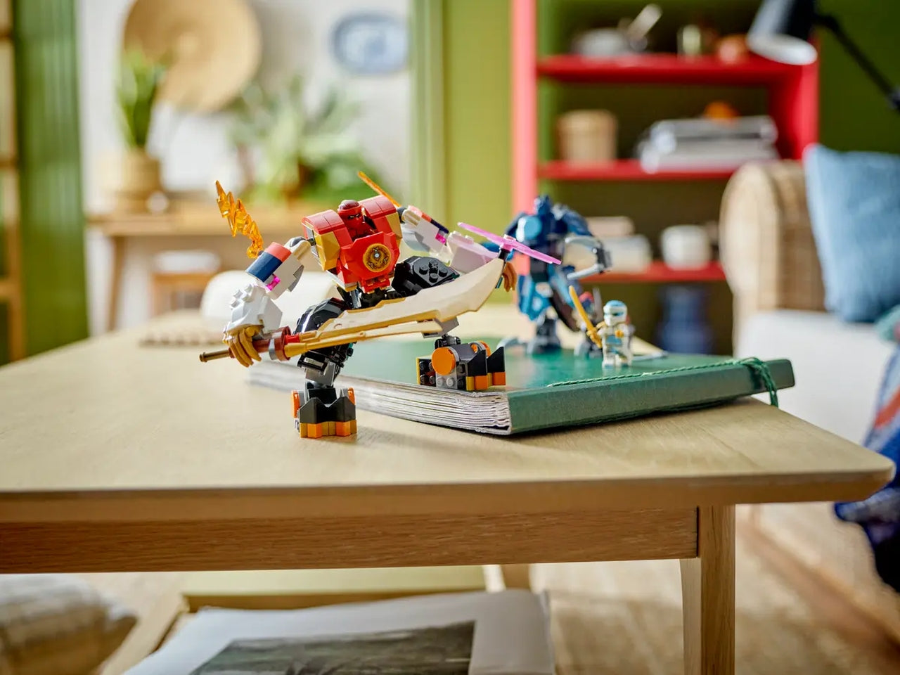 Lego ninjago mech elemento fuoco di kai