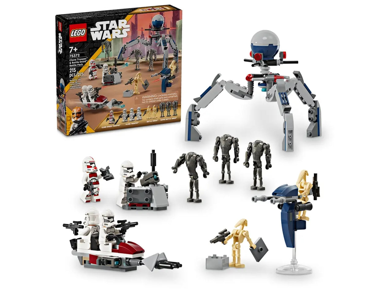 Lego star wars battle pack clone trooper e battle droid