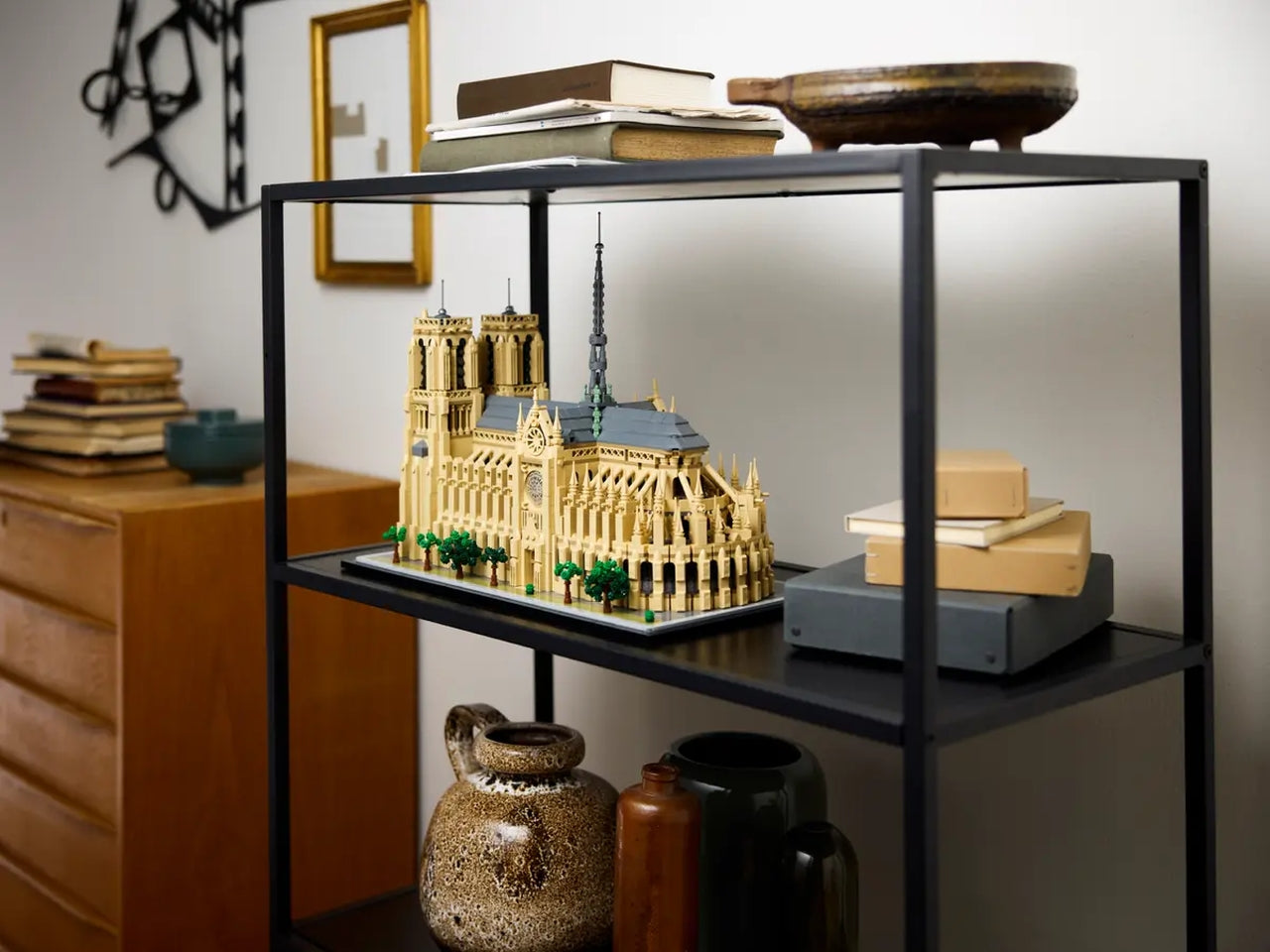 Lego architecture Notre Dame de Paris, scatola da 4383 pezzi, 18+ anni 21061