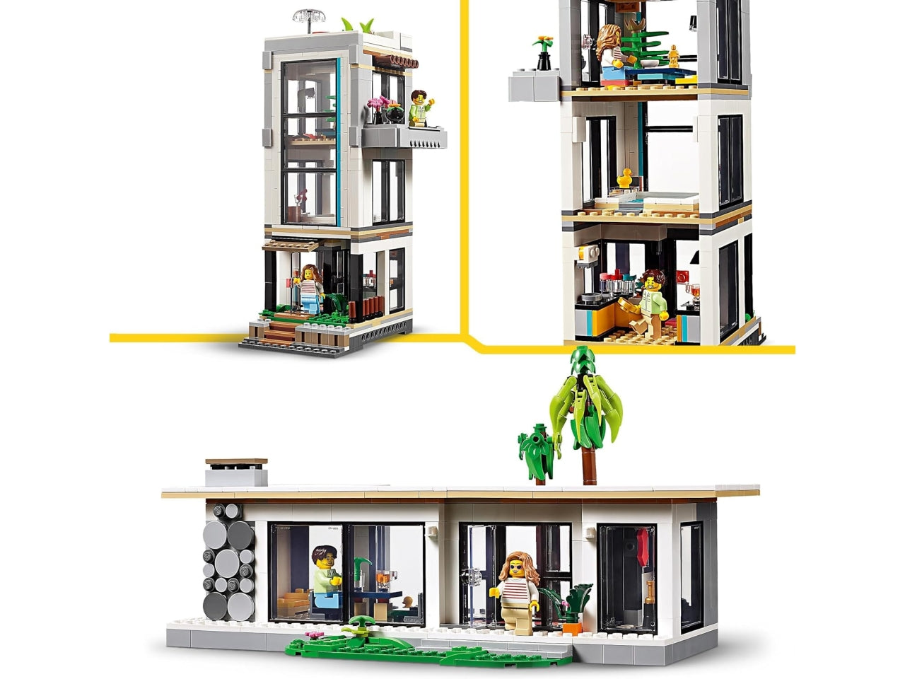 Lego Creator casa moderna, set costruzioni in scatola da 939 pezzi, 9+ anni 31153