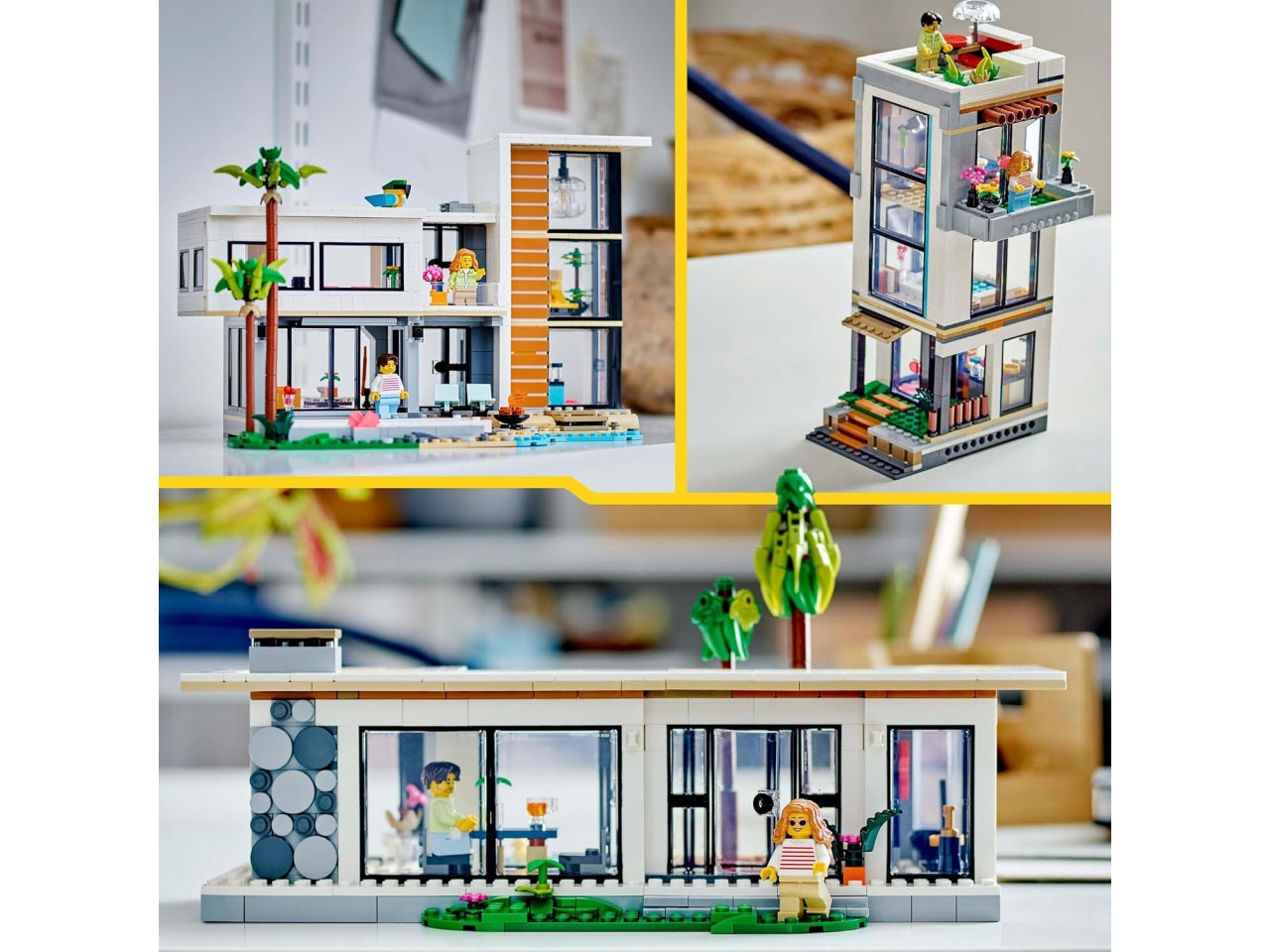 Lego Creator casa moderna, set costruzioni in scatola da 939 pezzi, 9+ anni 31153
