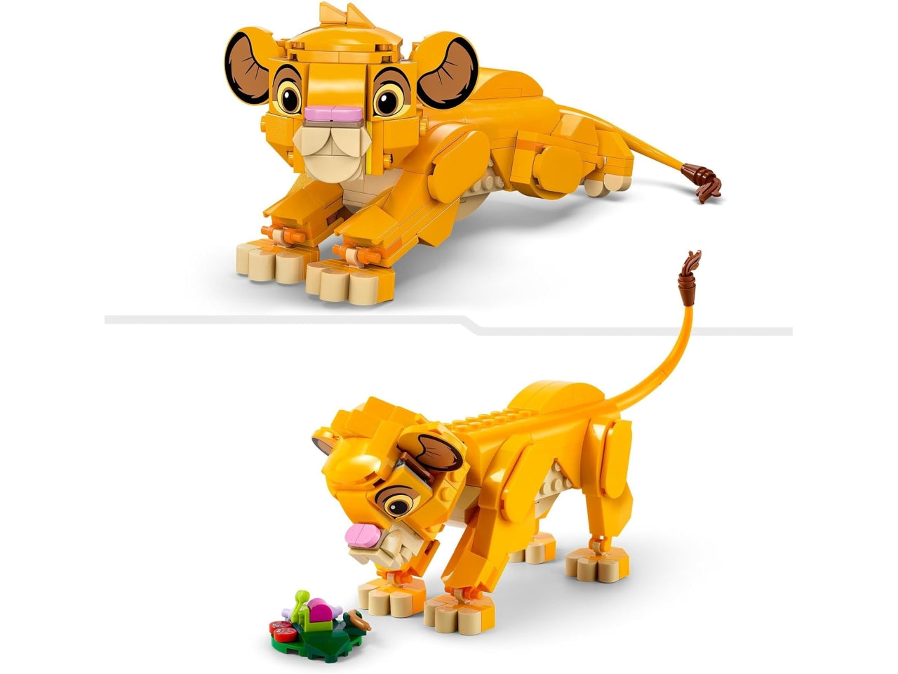 Lego Disney Classic Simba, il Cucciolo del Re Leone, set di costruzioni in scatola da 222 pezzi, per bambini 6+anni 43243