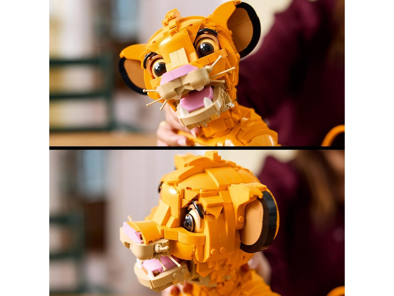 Lego Disney Giovane Simba, Re Leone in scatola da 1445 pezzi per ragazzi dai 18+ anni, 43247