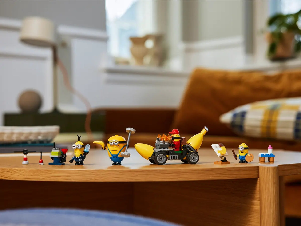 Lego Minions e l' auto Banana in scatola con 136 pezzi per bambini di 6+ anni, 75580