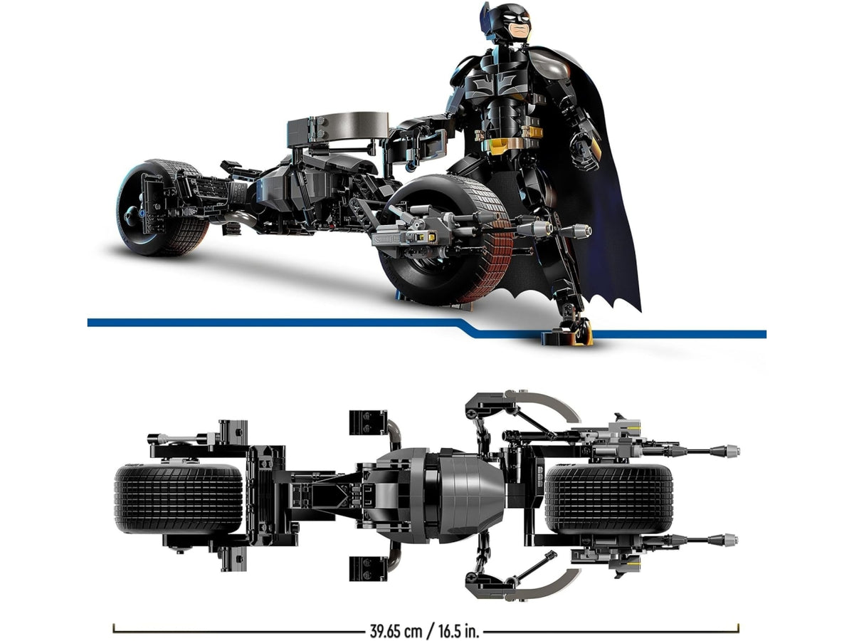 Lego Super Heroes Batman con Bat-Pod, personaggio costruibile
in scatola da 713 pezzi, per ragazzi 12+ anni 76273