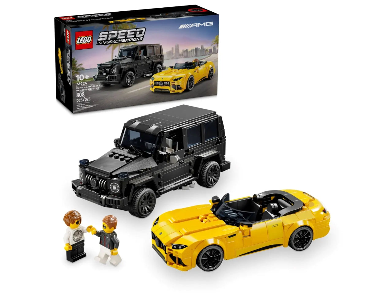 Lego Speed Mercedes-Amg G 63 e Mercedes- Amg G 63, in scatola da 808 pezzi per ragazzi di 10+ anni, 76924