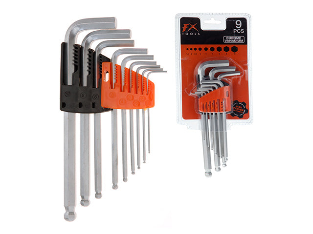 Chiavi a brugola la confezione comprende 9 chiavi