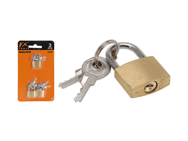 Lucchetti misura 20mm la confezione comprende 3 lucchetti