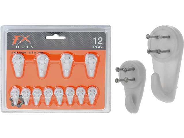 Ganci per muro 12 pezzi cy5000340