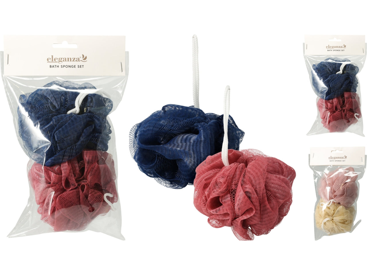 Set 2 spugne da bagno