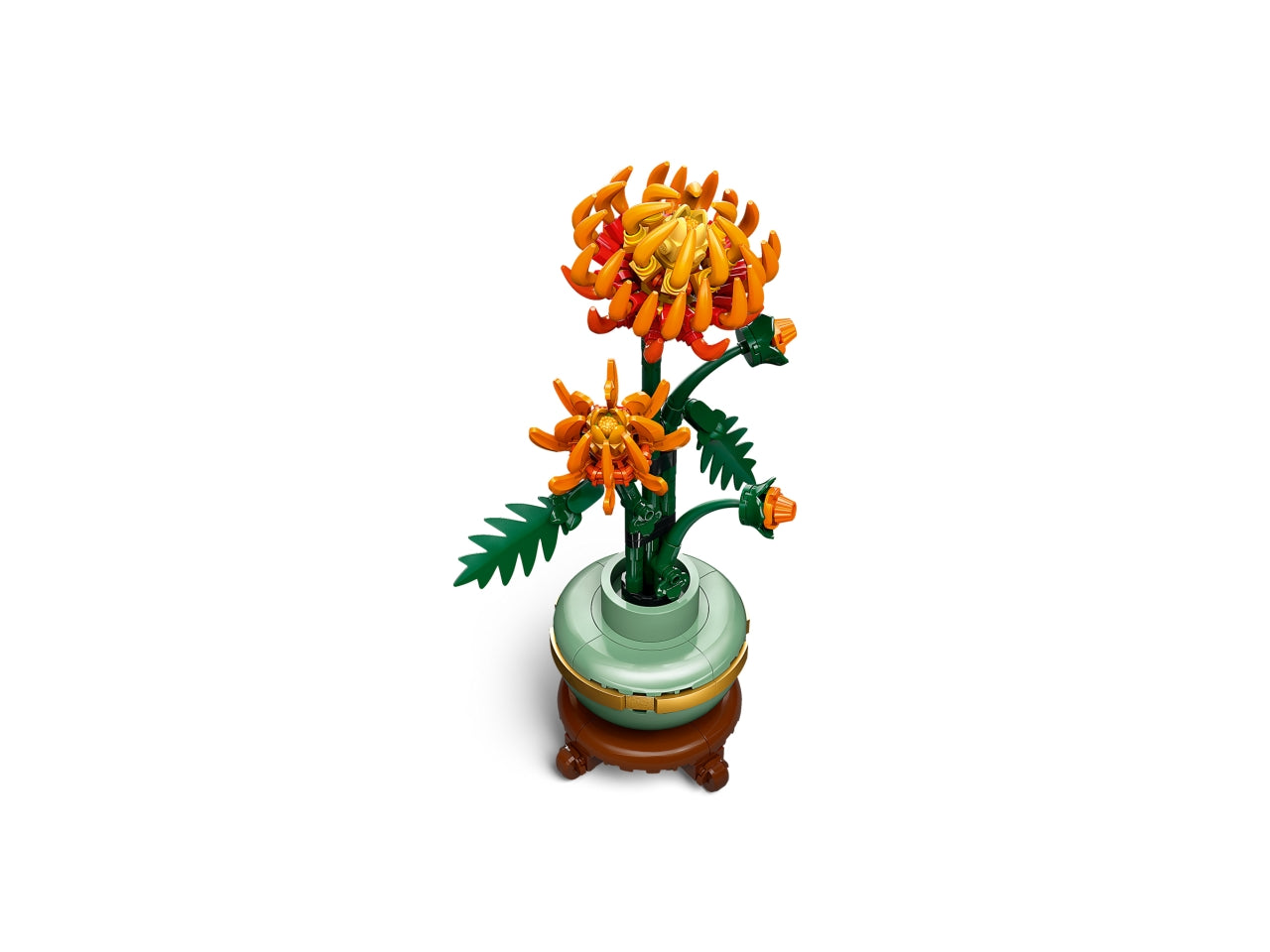 LEGO Icons - Crisantemo, Fiore Finto da Costruire, Decorazione Floreale Artificiale per Casa, Hobby Creativo per Adulti, Regalo di Compleanno per Donna, Uomo, Lei o Lui dalla Botanical Collection 10368