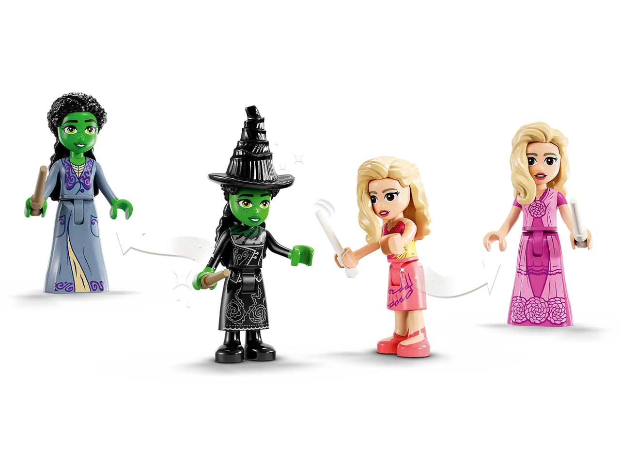 LEGO Wicked Il Dormitorio di Glinda ed Elphaba, Giochi di Fantasia per Bambine e Bambini da 8 Anni in su, Baule Apribile con Camera da Letto da Costruire con 2 Personaggi del Film, Idea Regalo 75683