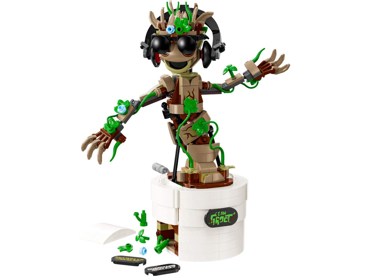 LEGO Marvel - Giocattolo animato di Groot costruibile per bambini: Groot ballerino è un regalo interattivo per i bambini e le bambine dai 10 anni in su 76297