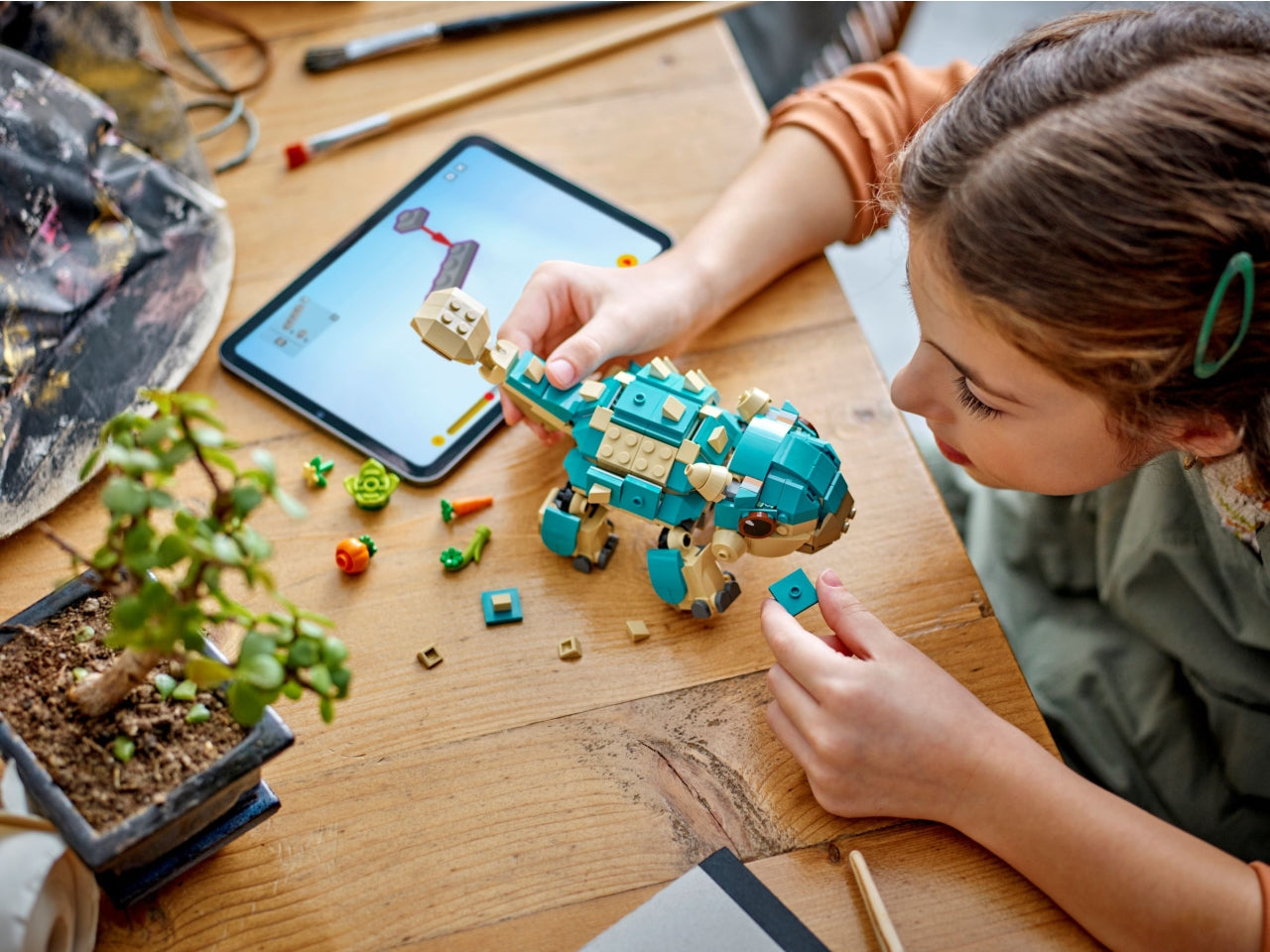 LEGO Jurassic World - Anchilosauro giocattolo: ispira la passione per le avventure legate ai dinosauri nei bambini dai 7 anni in su con il set Baby Bumpy 76962