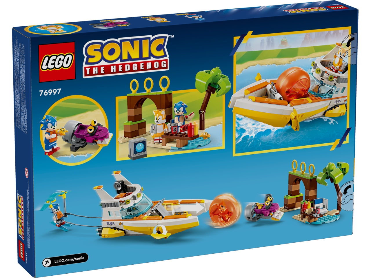 LEGO Sonic the Hedgehog - Giocattolo Sonic: regala ai bambini, alle bambine e ai fan dagli 8 anni in su questo set ricco di azione 76997