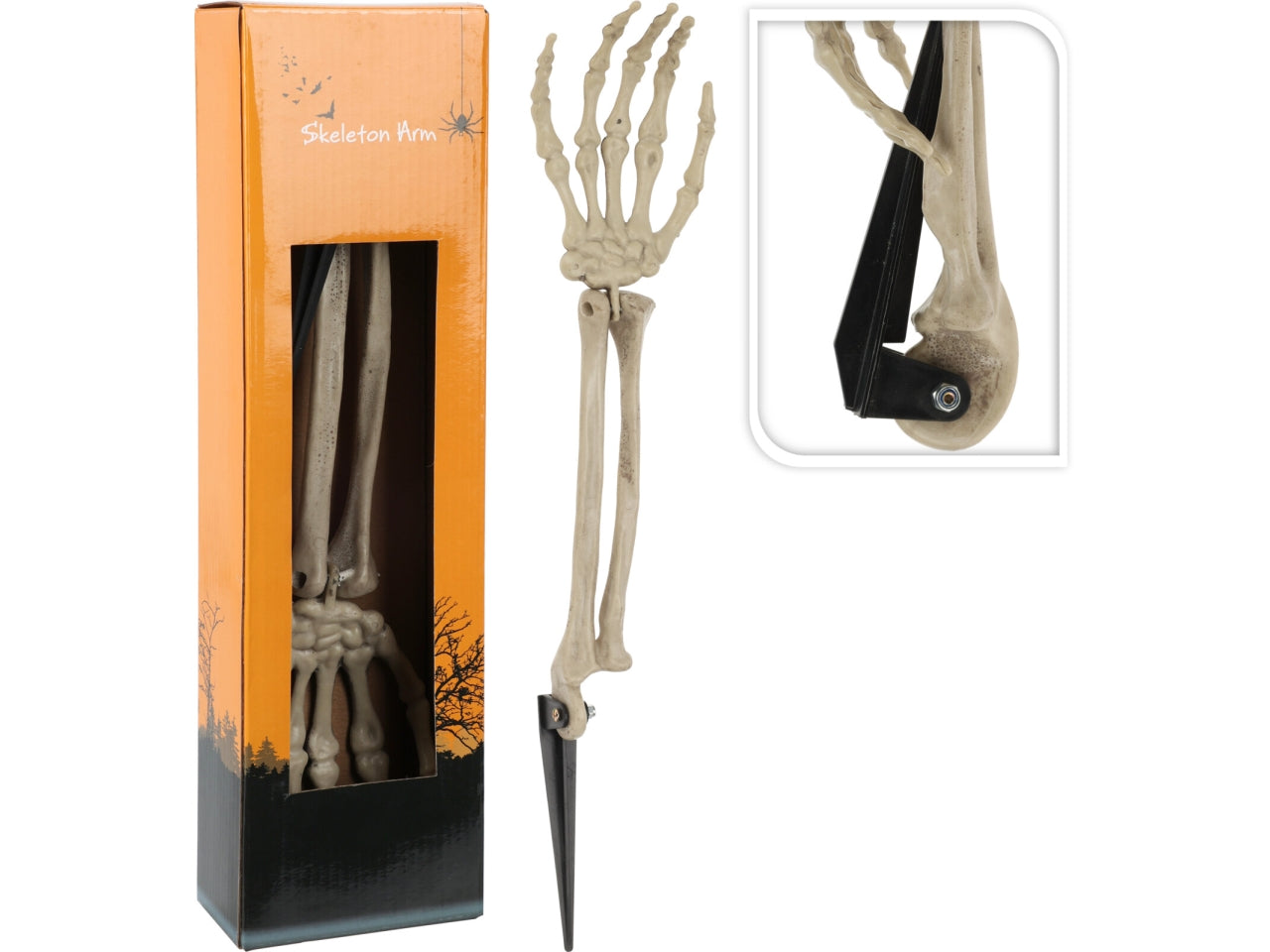 Braccio scheletro halloween 37x9x5cm