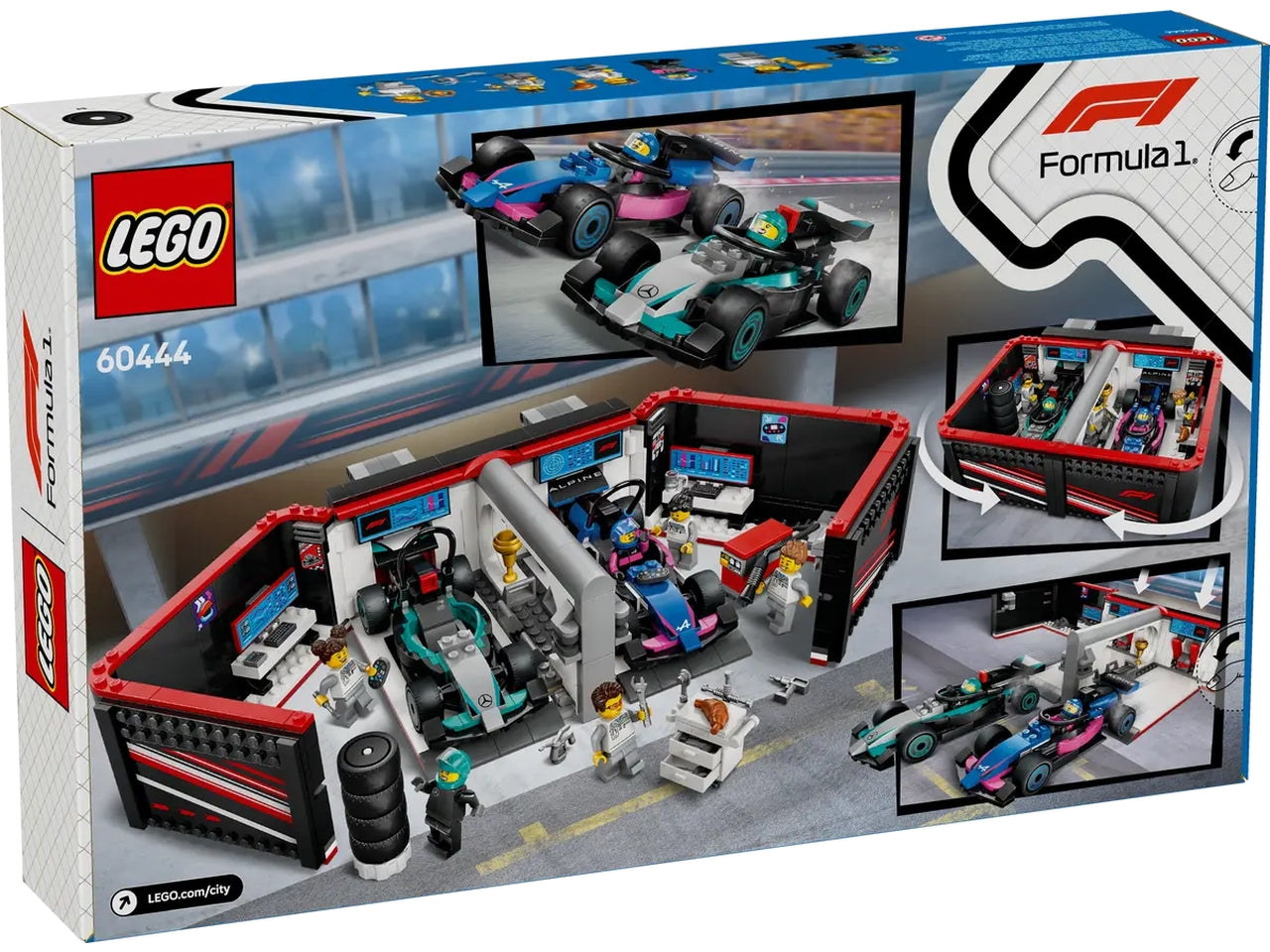 Lego City Formula 1 678 pezzi per età 7+ 60444