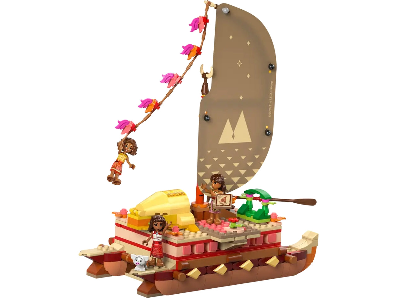 Lego Disney princess la canoa di vaiana 529 pezzi per età 6+ 43270
