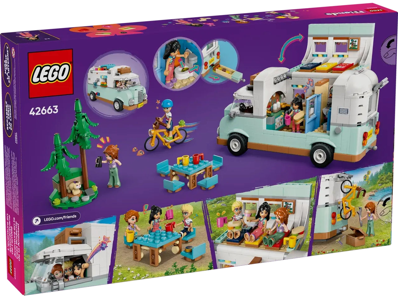 Lego Friends avventura sul camper dellâamicizia 778 pezzi per età 7+ 42663