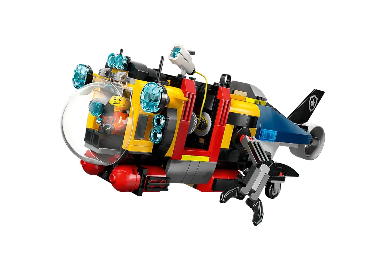 Lego City great vehicles elicottero, autopompa e sottomarino 874 pezzi per età 7+ 60462