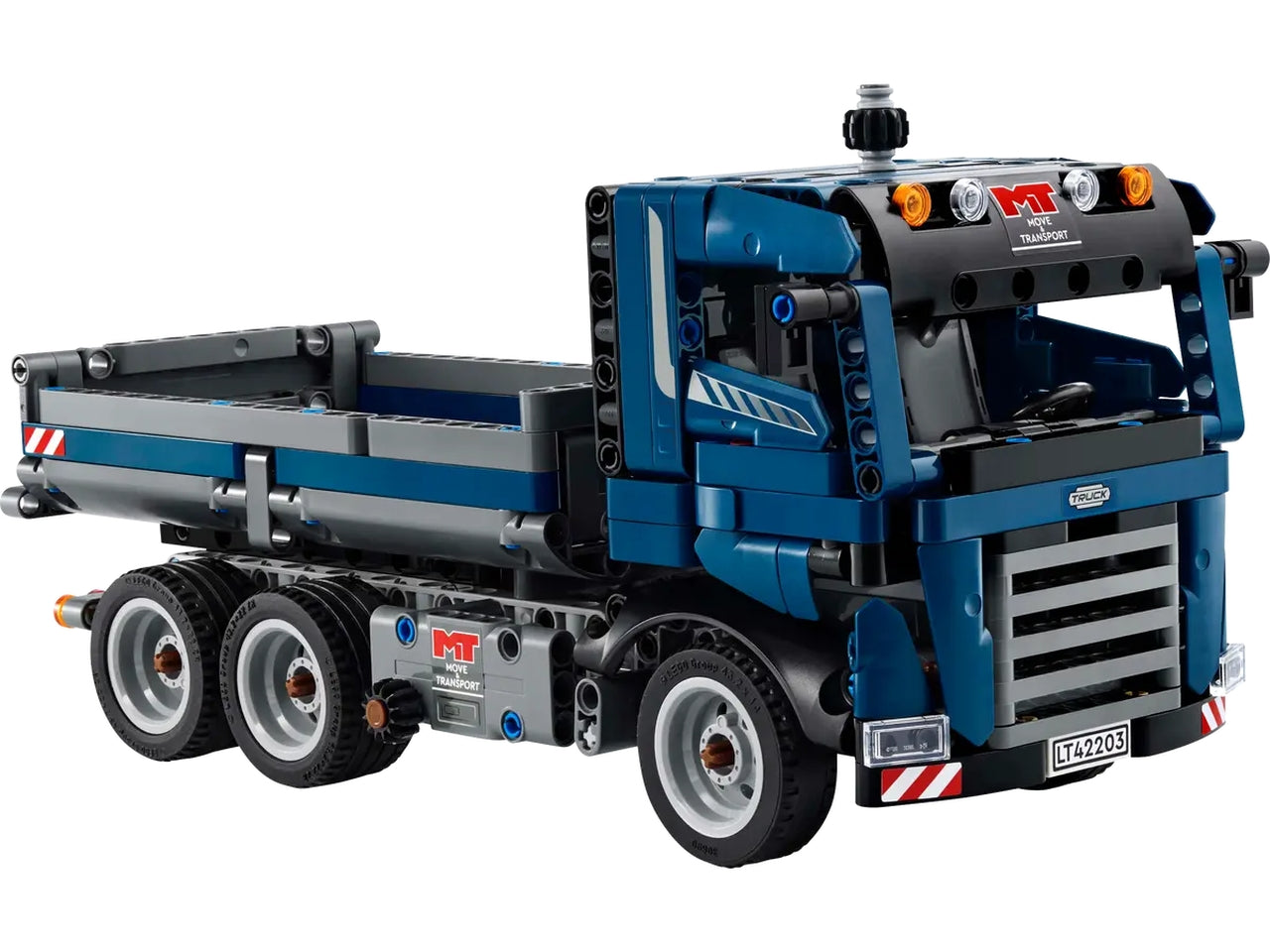 Lego Technic autocarro con cassone ribaltabile 462 pezzi
per età 9+ 42203