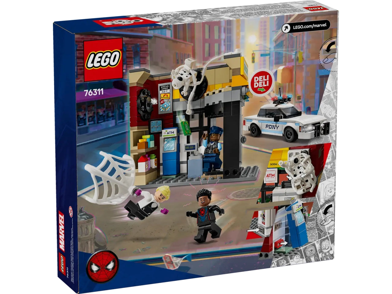 Lego Super Heroes Marvel spider-verse: miles morales contro la macchia 375 pezzi per età 9+ 76311