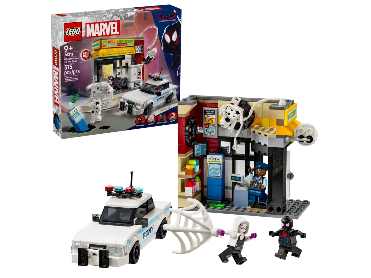 Lego Super Heroes Marvel spider-verse: miles morales contro la macchia 375 pezzi per età 9+ 76311